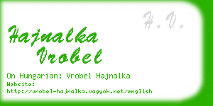 hajnalka vrobel business card